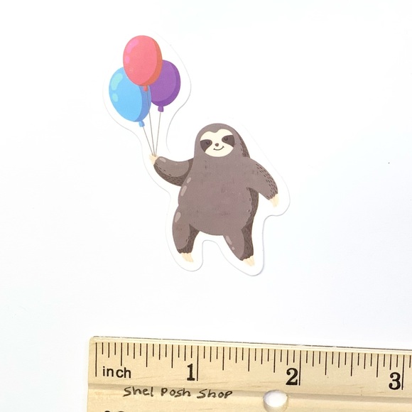 Sloth Vinyl Sticker - Picture 2 of 2